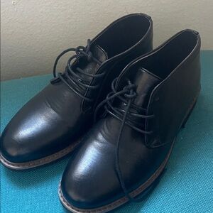 Deer Stags Black Kids Dress Shoes